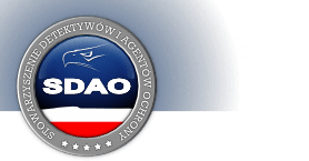 Stowarzyszenie Detektywów i Agentów Ochrony (SDAO) - logo